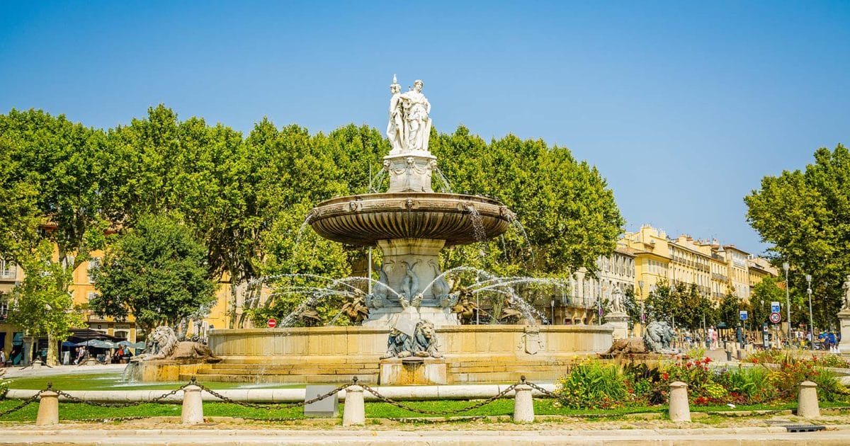 l'attrait de la ville d'Aix-en-Provence